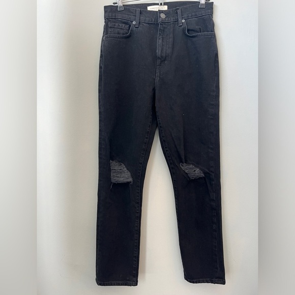 Current Elliott The Boyfriend Jeans in Onyx, NWT!, Size 25 - Picture 1 of 5